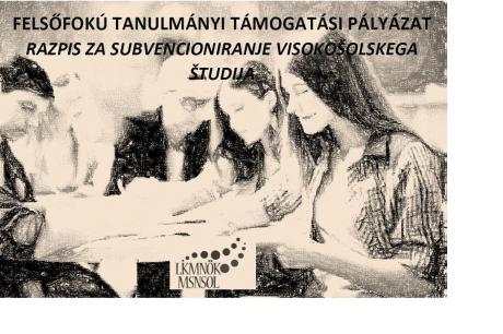 2025/2026-OS TANÉVRE VONATKOZÓ FELSŐFOKÚ TANULMÁNYI TÁMOGATÁSI PÁLYÁZAT