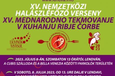 XV. NEMZETKÖZI HALÁSZLÉFŐZŐ VERSENY XV. NEMZETKÖZI HALÁSZLÉFŐZŐ VERSENY